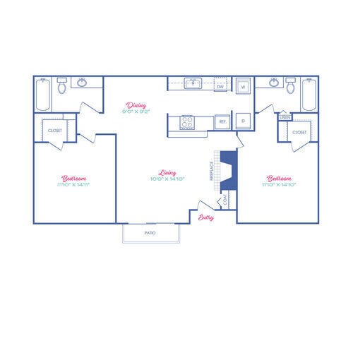 Unit 10518 10518 floor plan